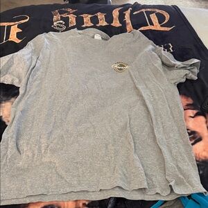 Gildan Gray SS T-Shirt with Chevrolet Logo in black & yellow-cotton-XL